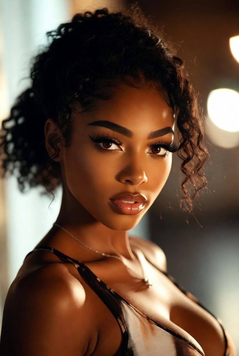 Nala Wave portrait, golden hour